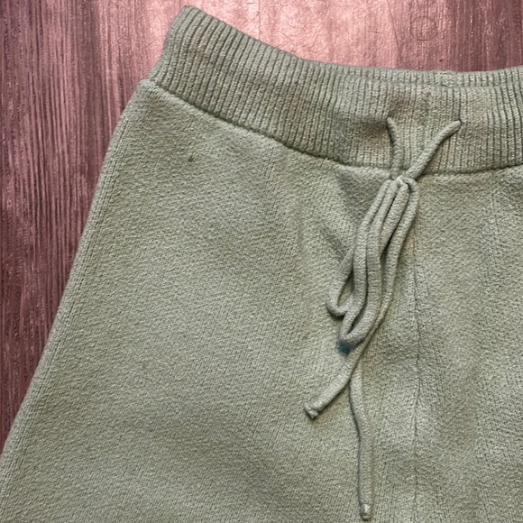 Pink diamond green knit biker shorts - Picture 2 of 7